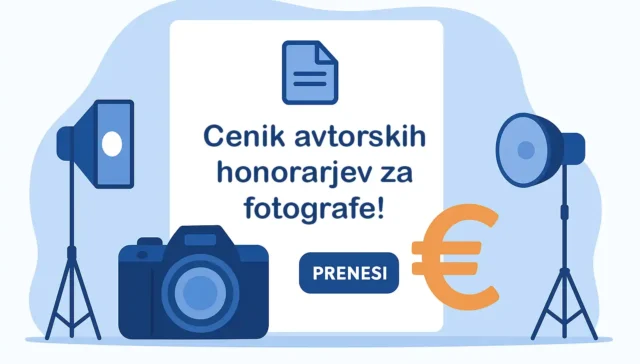 Cenik avtorskih honorarjev za fotografe Društvo profesionalnih fotografov Slovenije